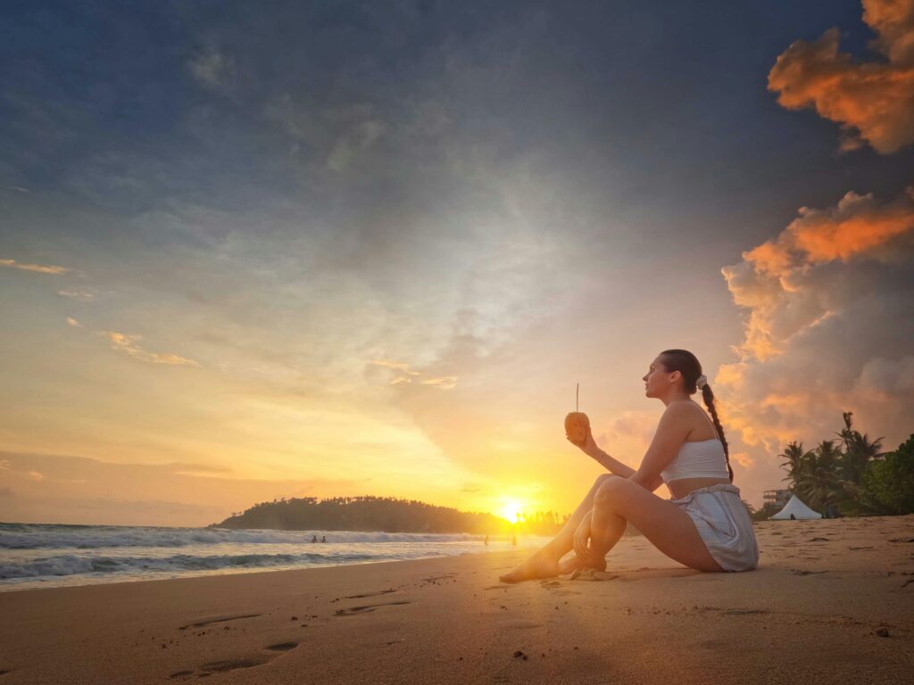 Beautiful Bentota Beach in Sri Lanka