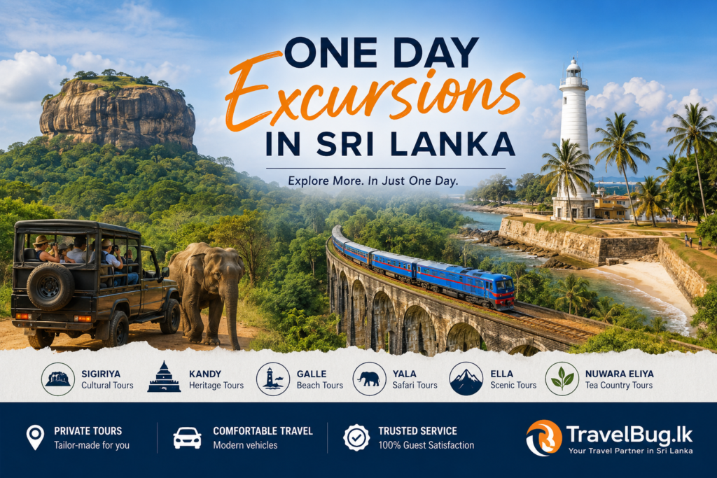 One Day Excursions in Sri Lanka private tours TravelBug